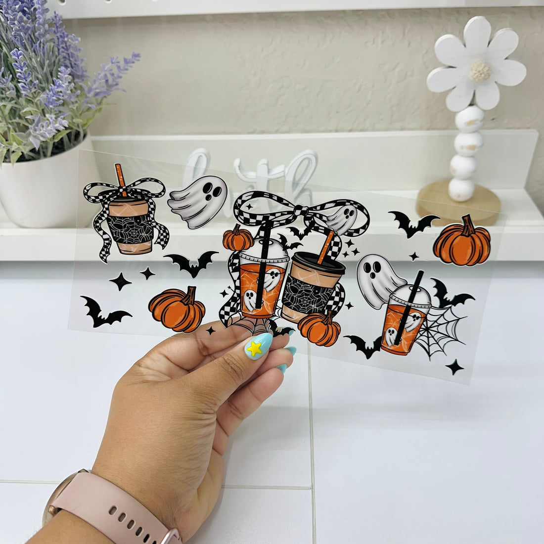 halloween coffee | UV DTF