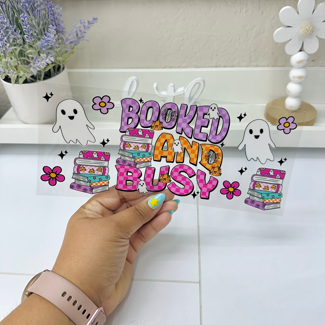 Spooky Booked and Busy | UV DTF