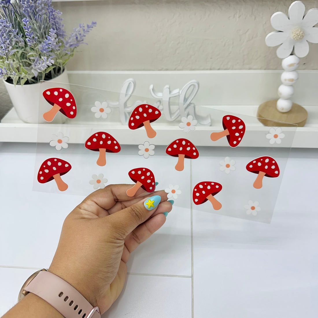 Boho Mushroom | UV DTF Wrap