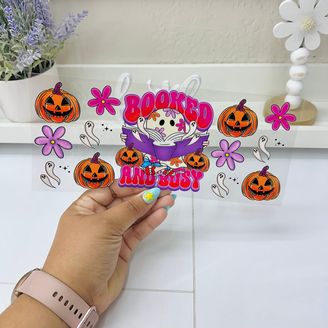 Spooky Booked and Busy | UV DTF