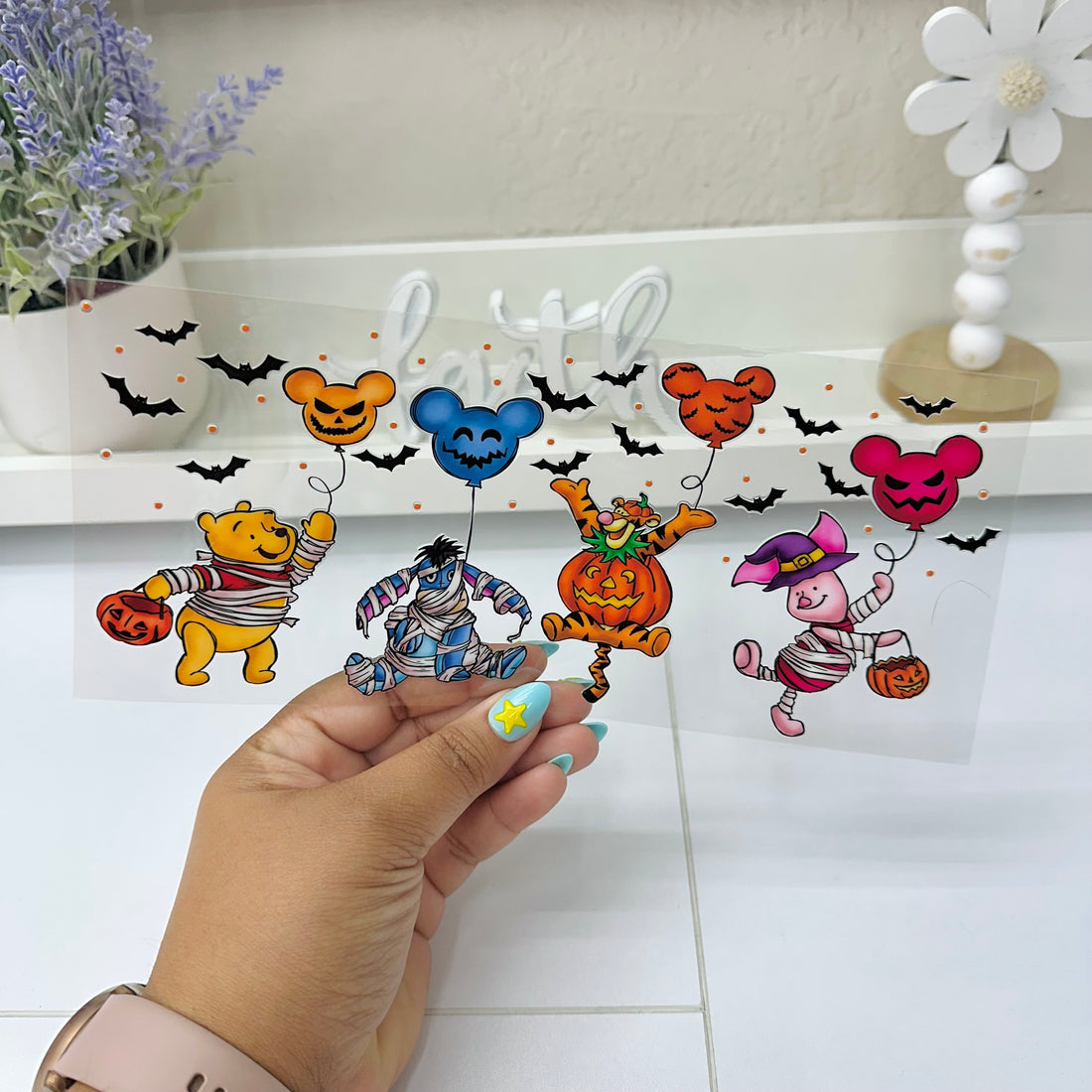 Halloween Bear and Friends | UV DTF Wrap