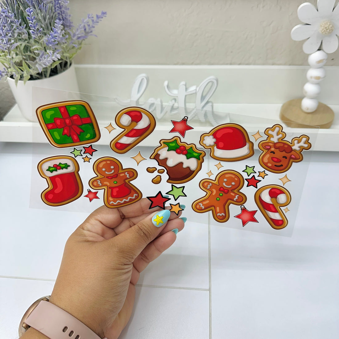 Christmas Cookies | UV DTF