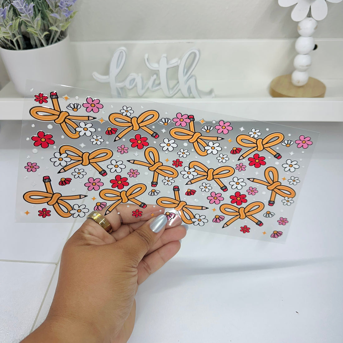 Pencil bows | UV DTF