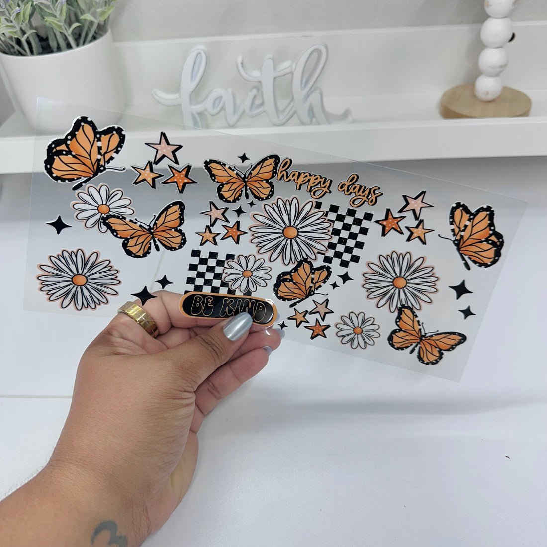 Happy Days Daisys | UV DTF