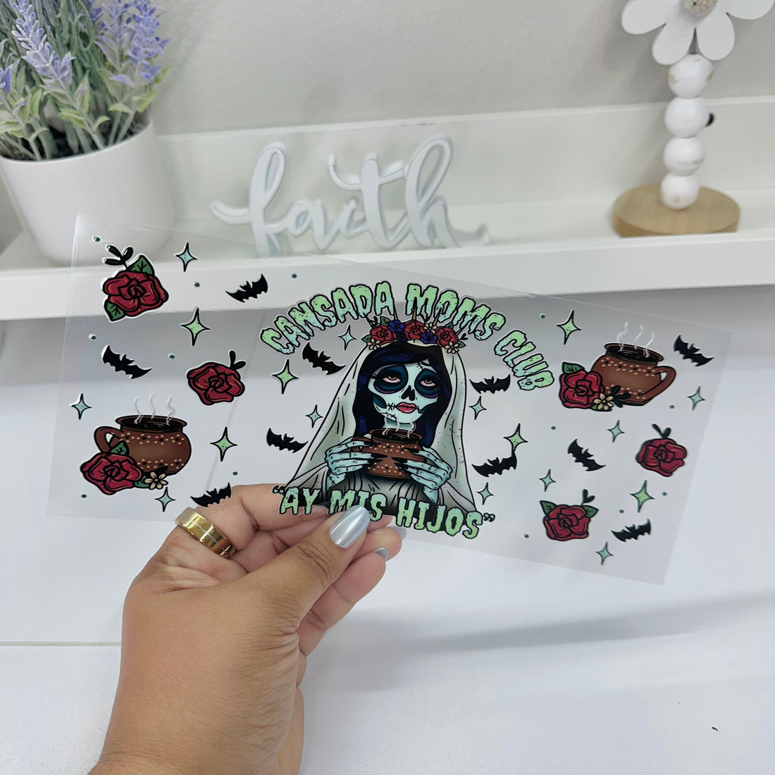 Llorona Cansada | UV DTF Wrap