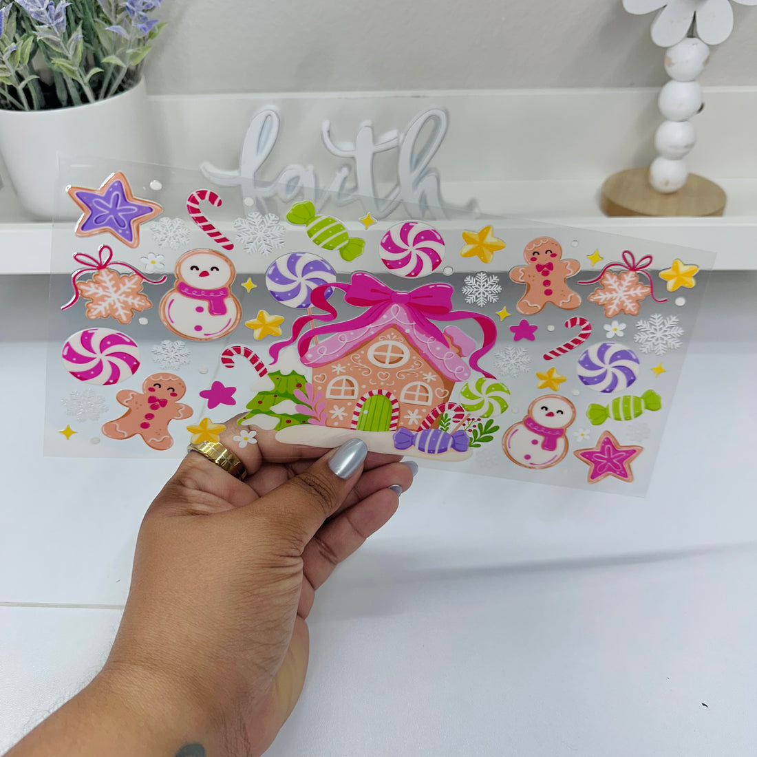 Candy Cottage Christmas | UV DTF
