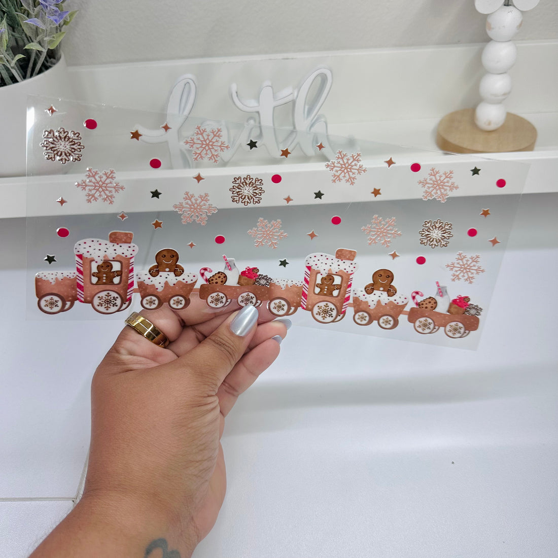 Gingerbread Express | UV DTF