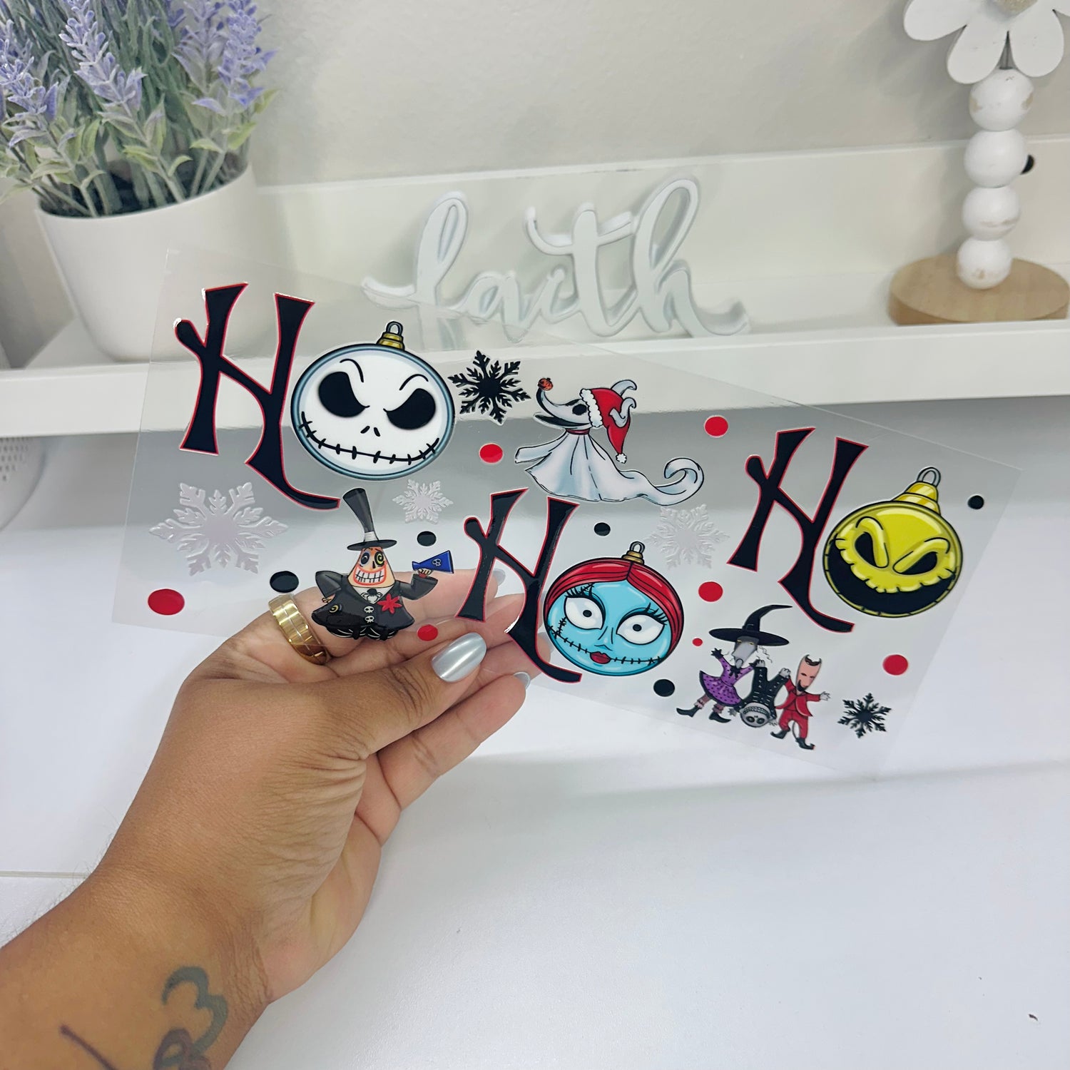 TNBC Ornaments | UV DTF