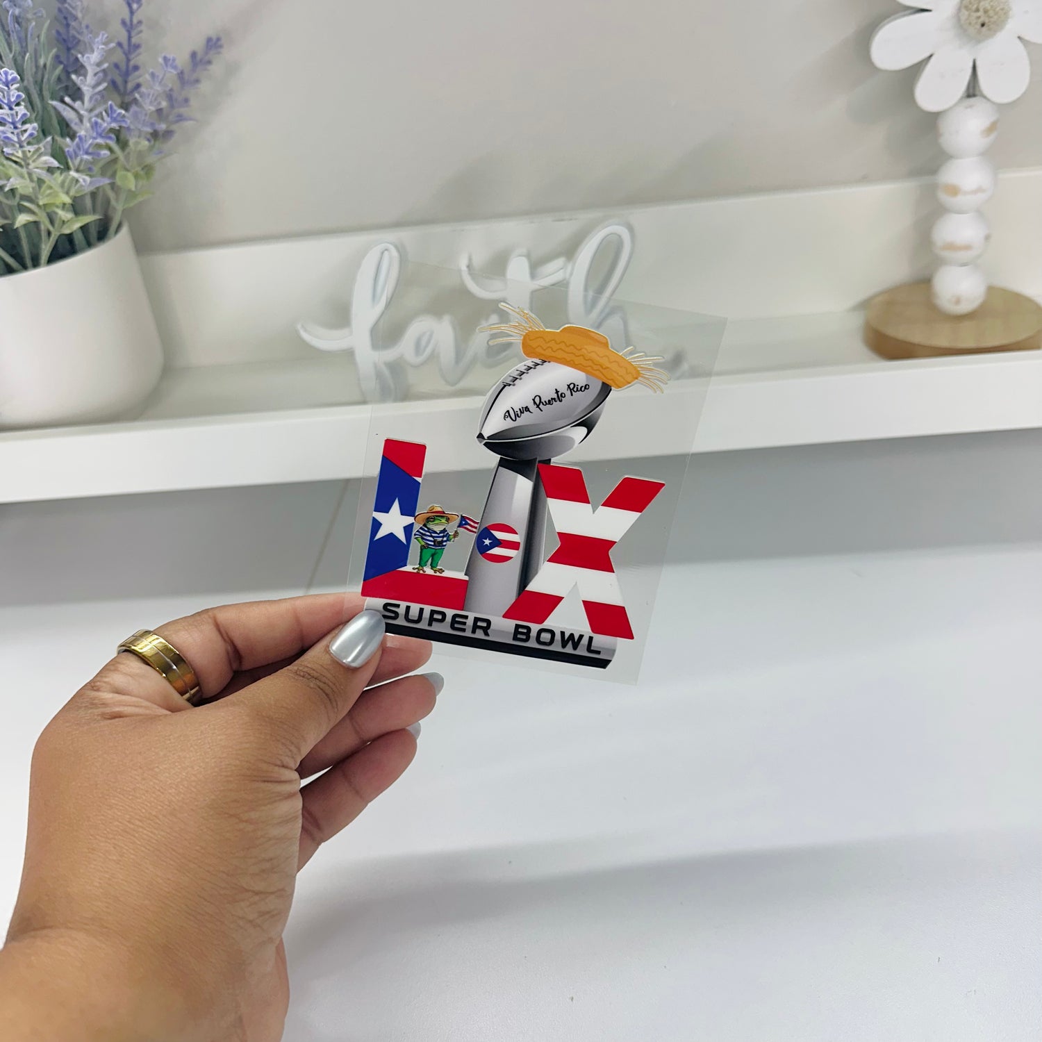 Football Halftime Show | UV DTF Decal