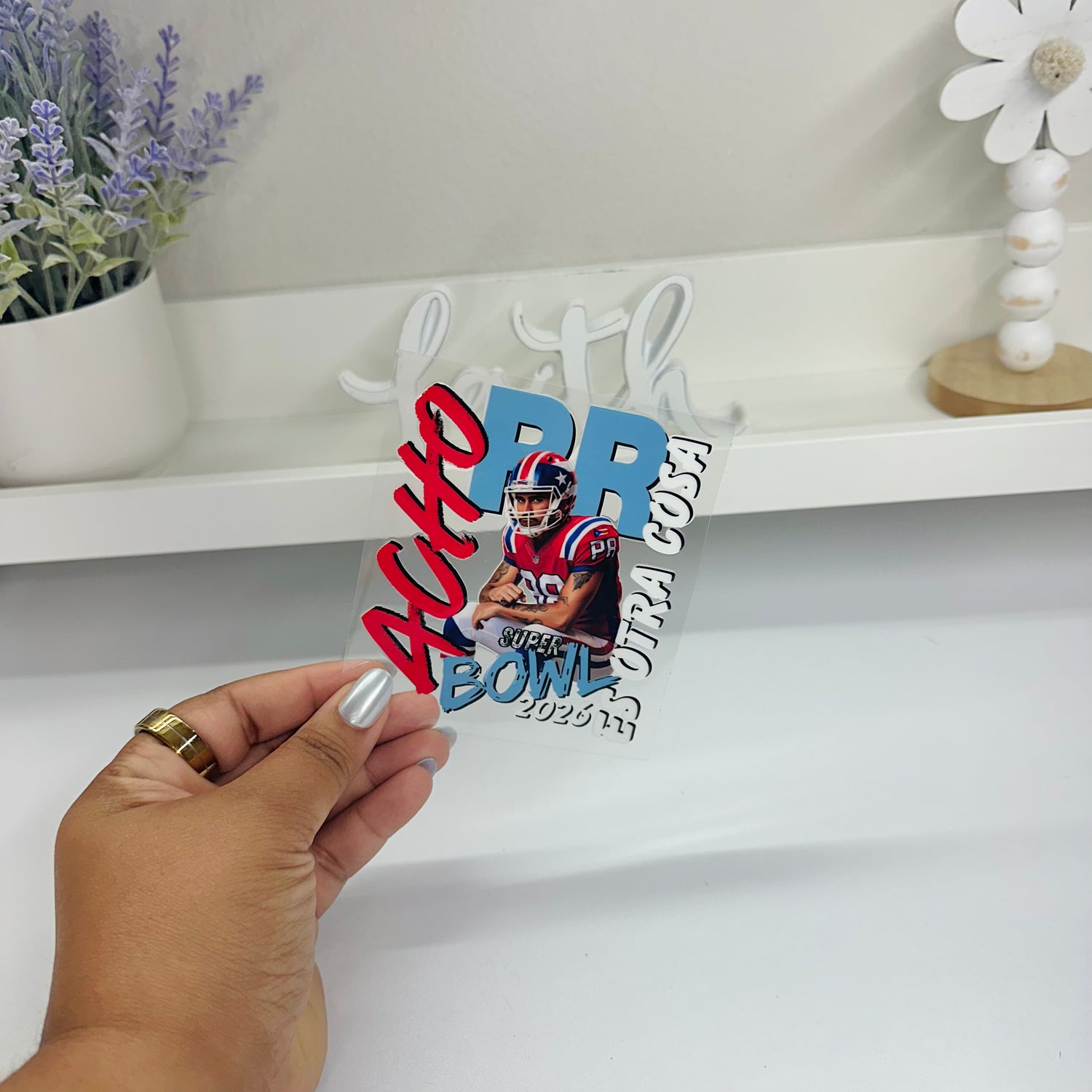 B-Bunny Football | UV DTF Decal