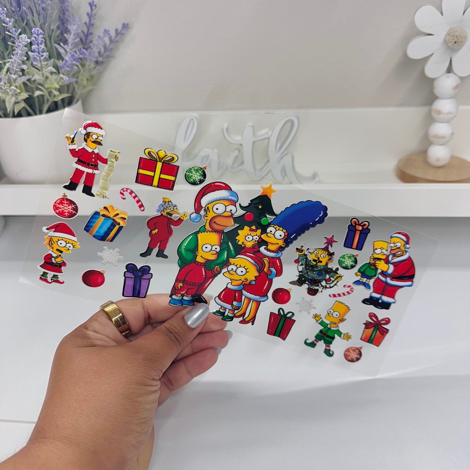 Simp Family Christmas | UV DTF