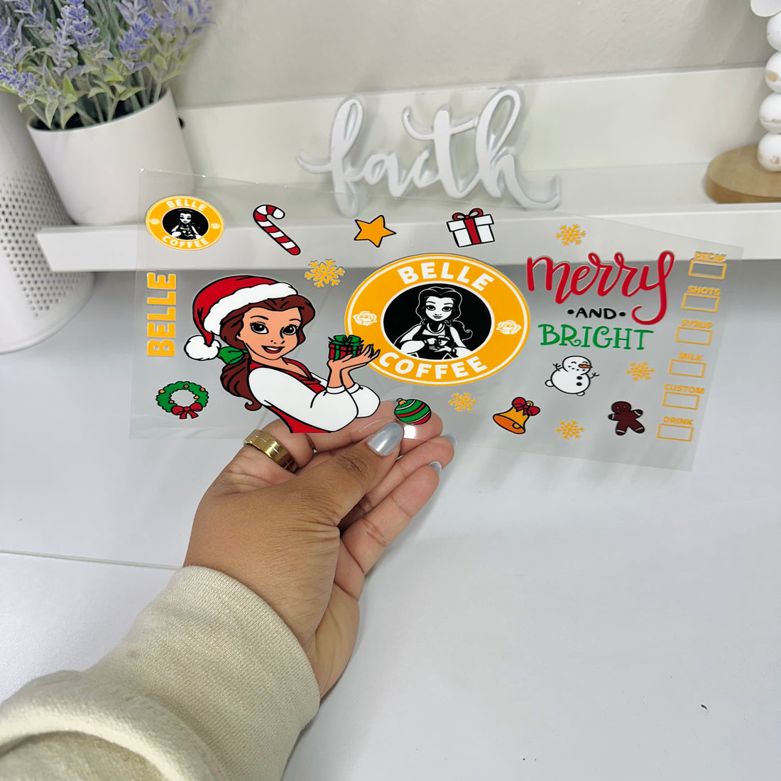 Christmas Princess B. | UV DTF