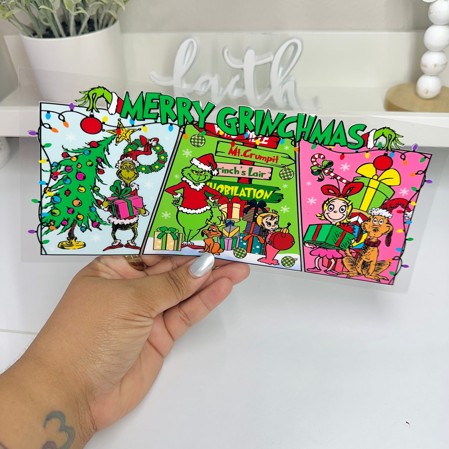 Merry Grinchmas | UV DTF