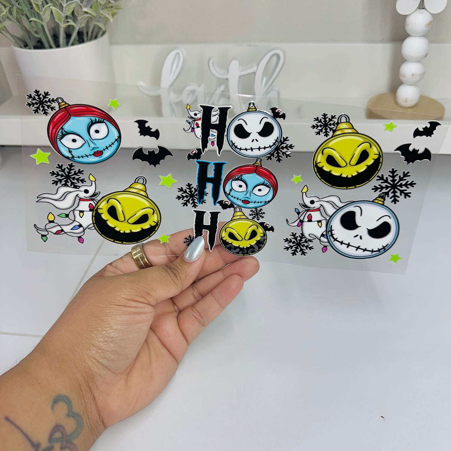 Hohoho Ornament | UV DTF