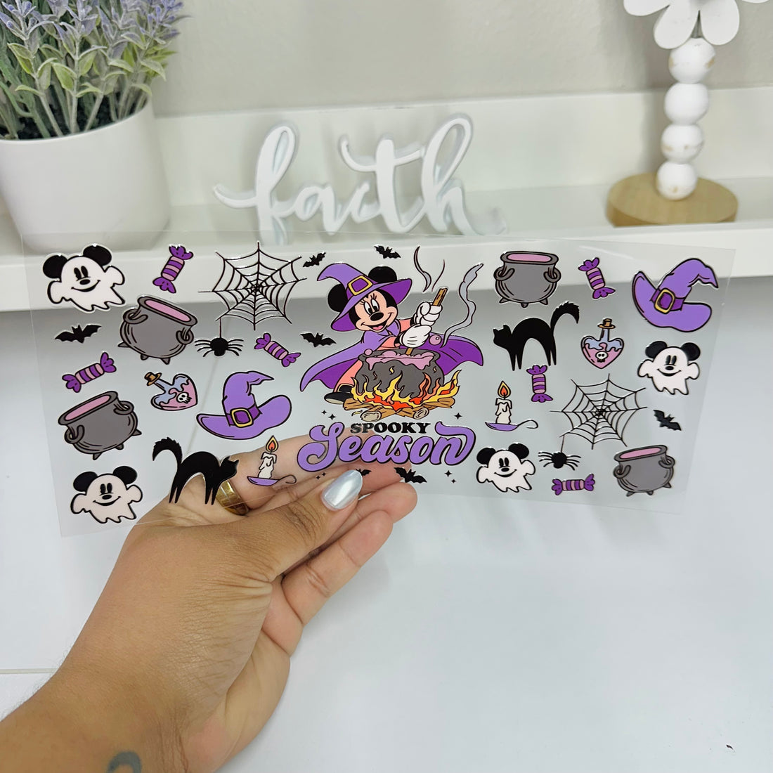 Girl Mouse Halloween | UV DTF Wrap