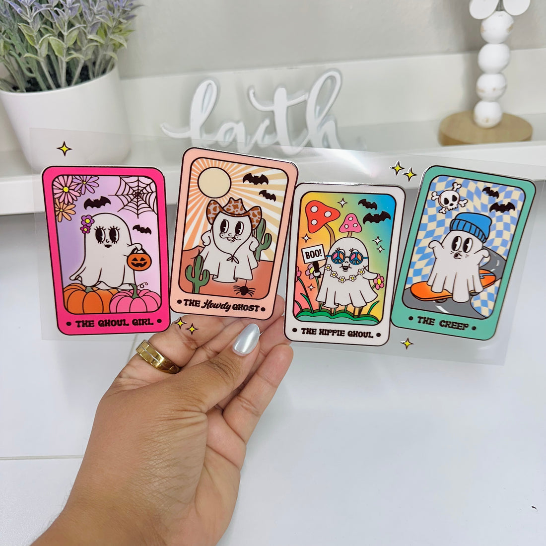 Halloween Tarot Cards | UV DTF Wrap