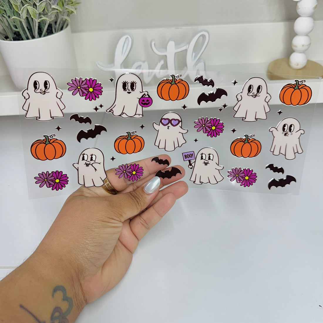 Spooky Floral | UV DTF Wrap