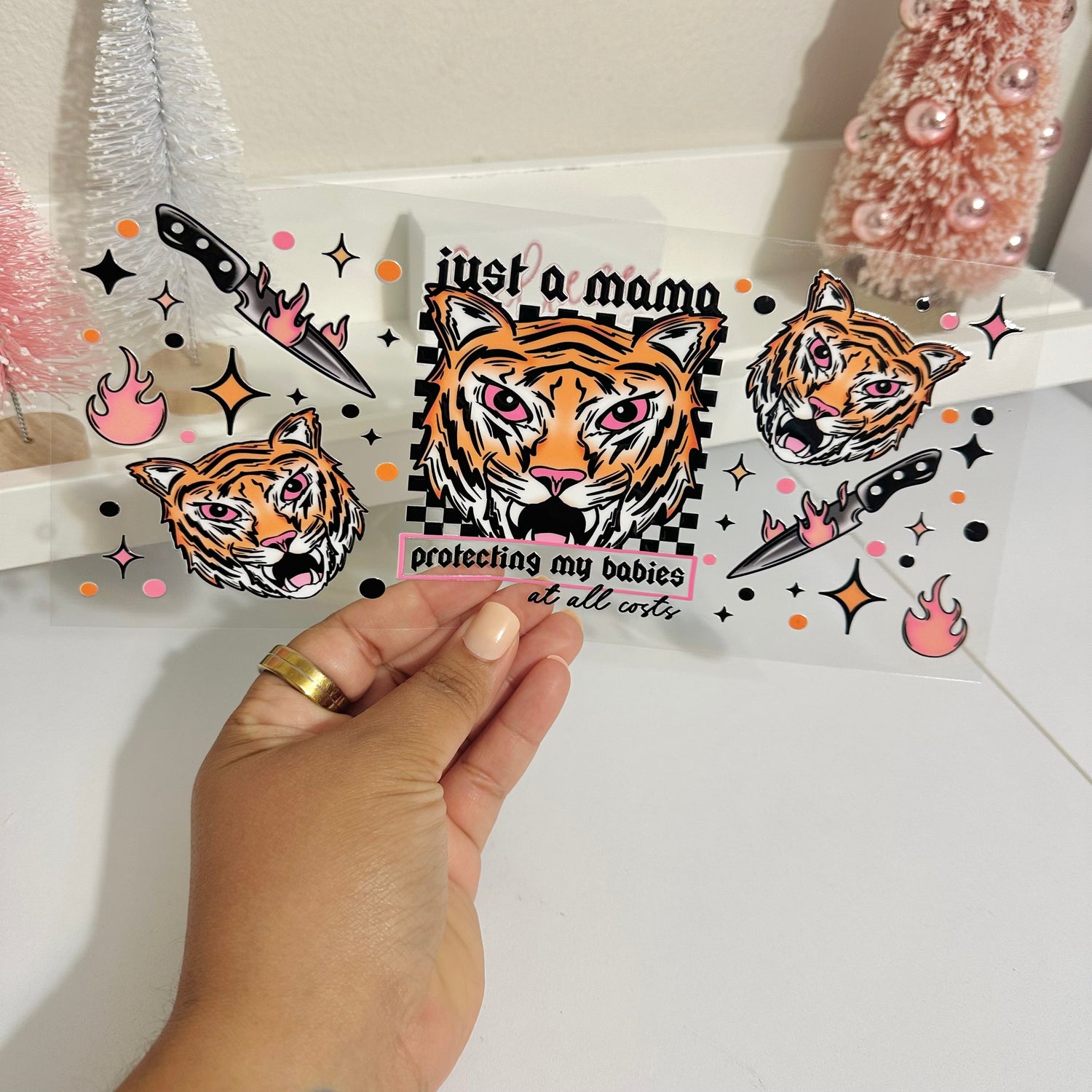 Just A Mama Tiger | UV DTF