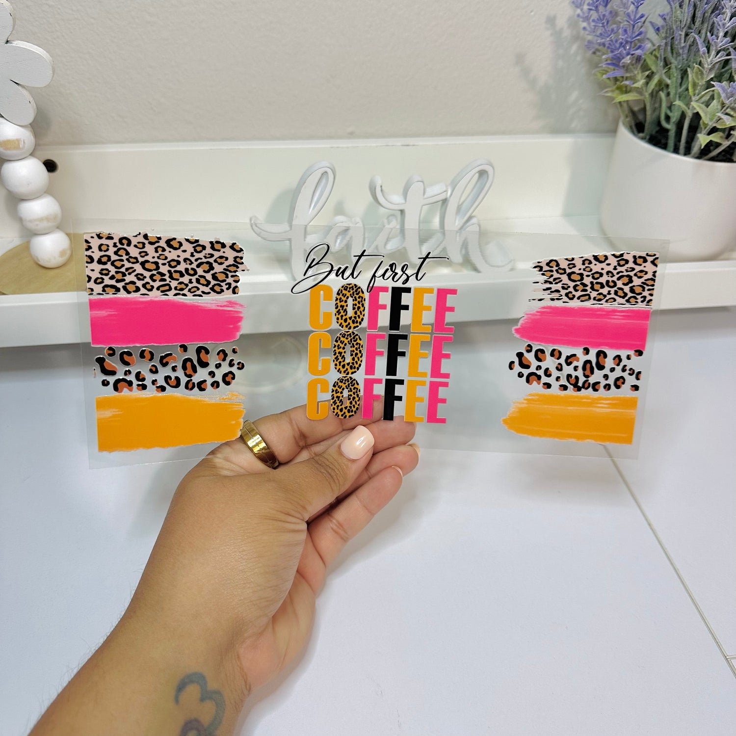 Coffee Love UV DTF Wrap