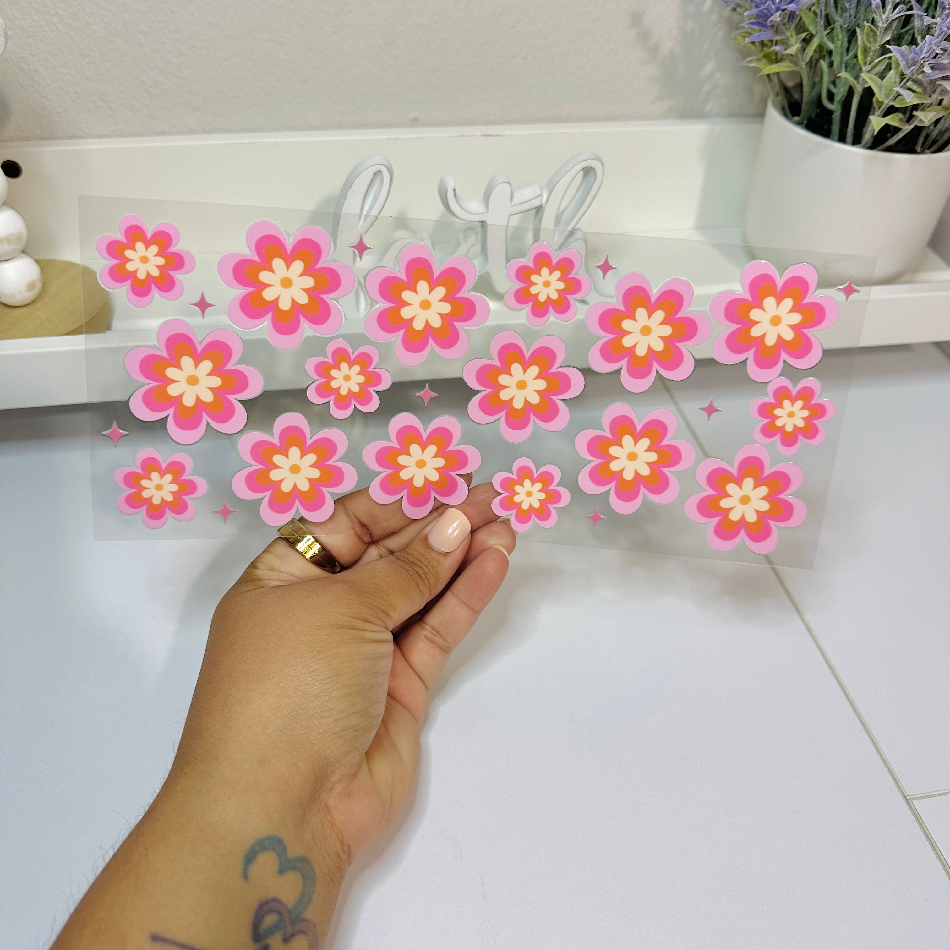 Groovy Flower | UV DTF Wrap