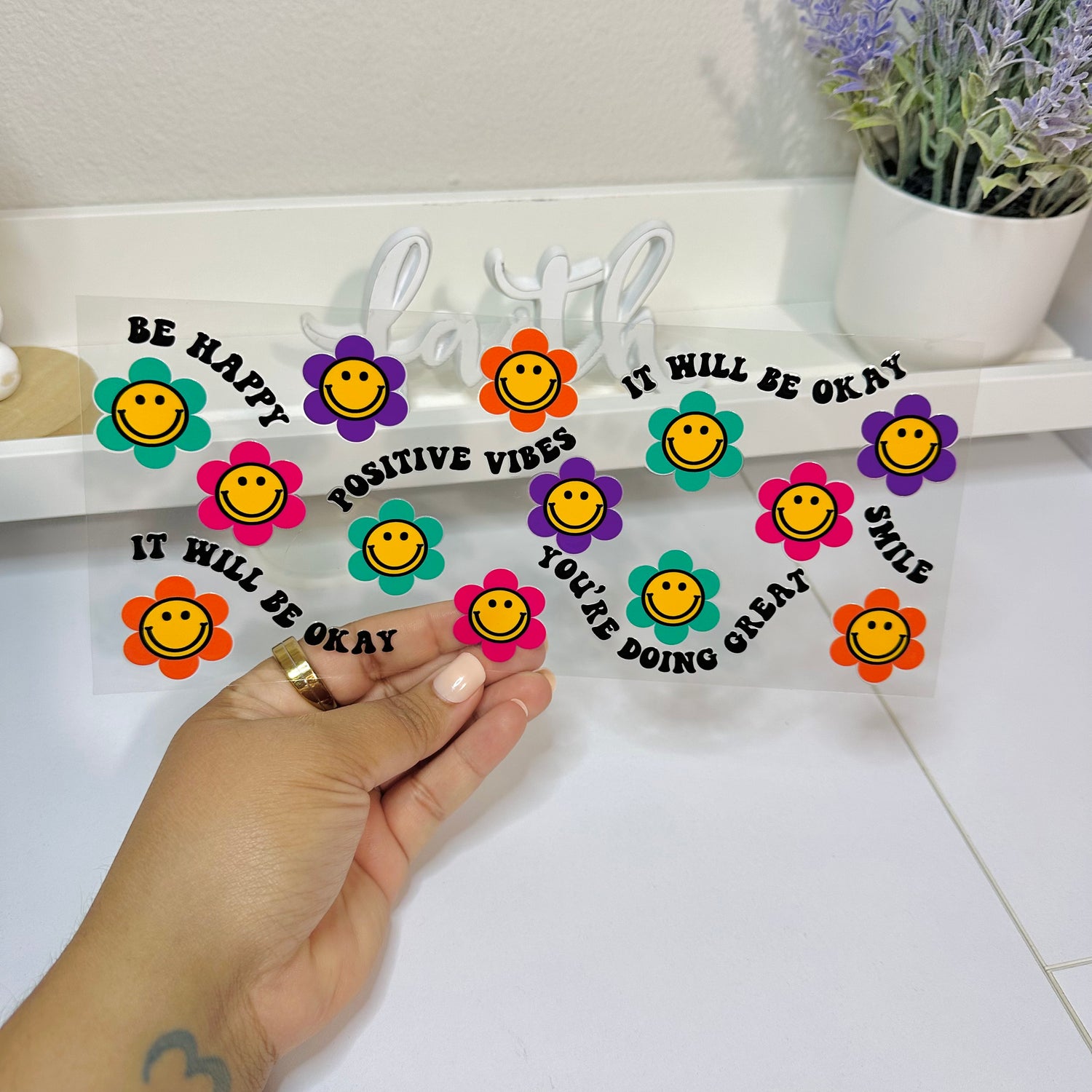 Positive Vibes | UV DTF Wrap