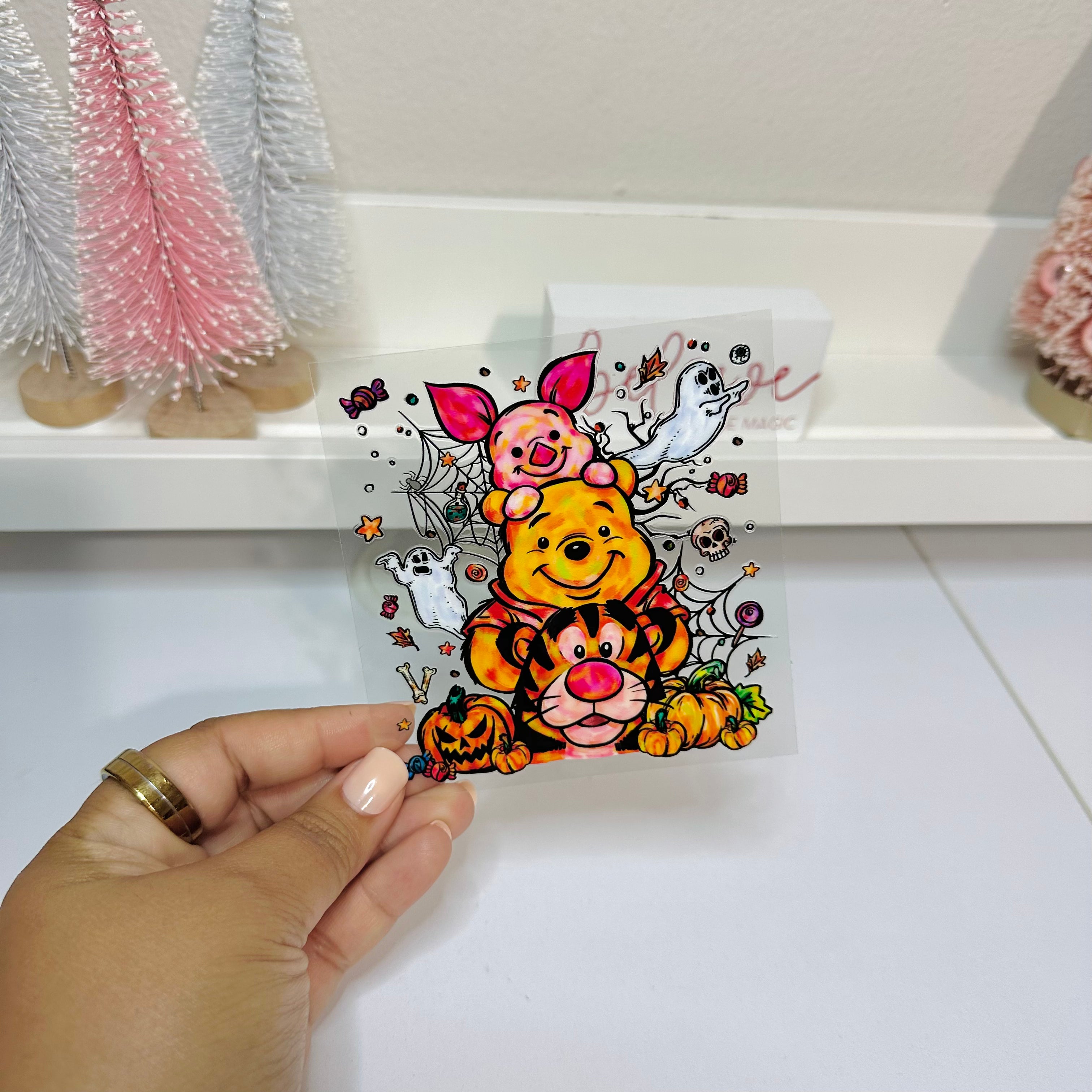 Pumpkin Bear | UV DTF Decal