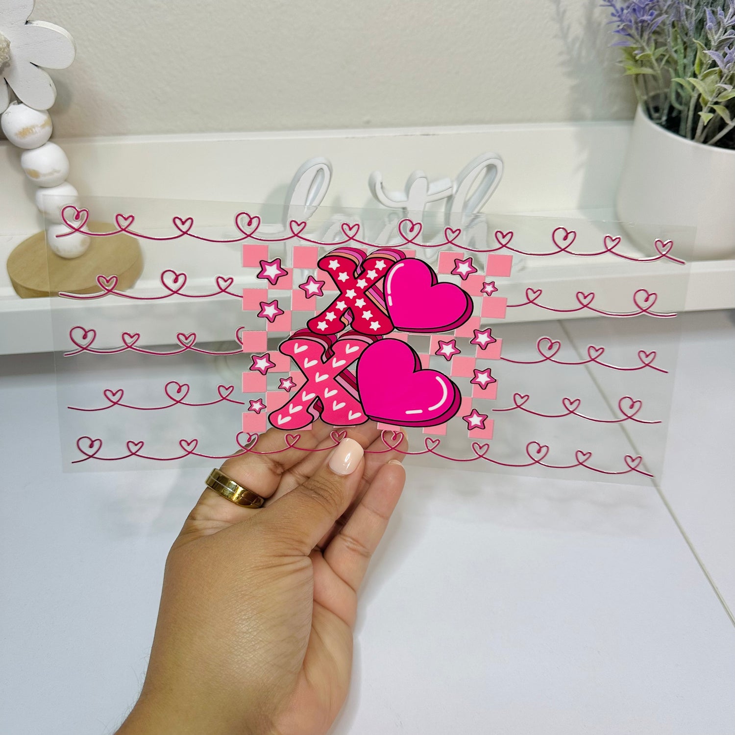 Xoxo Pink | UV DTF