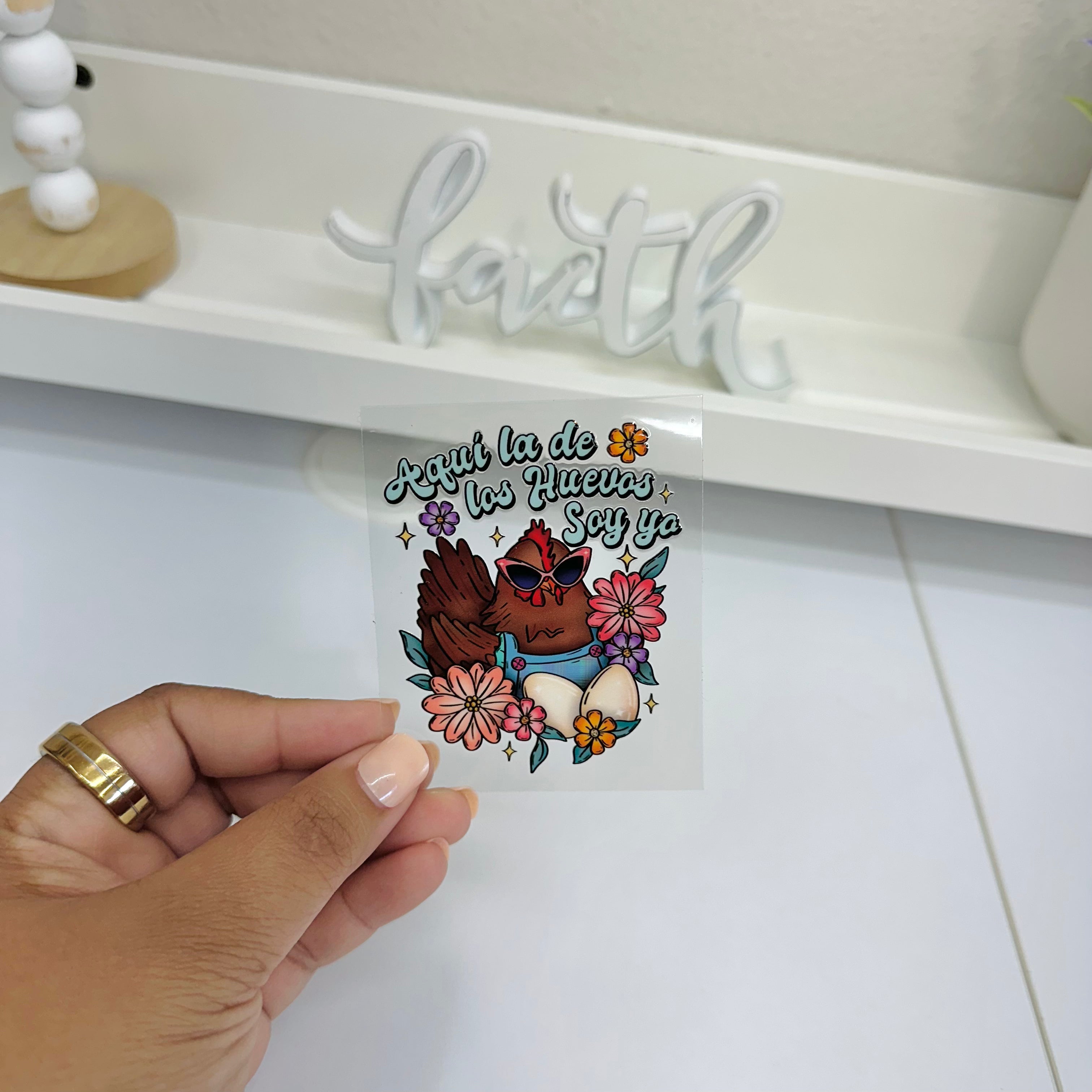La de los Huevos | UV DTF Decal