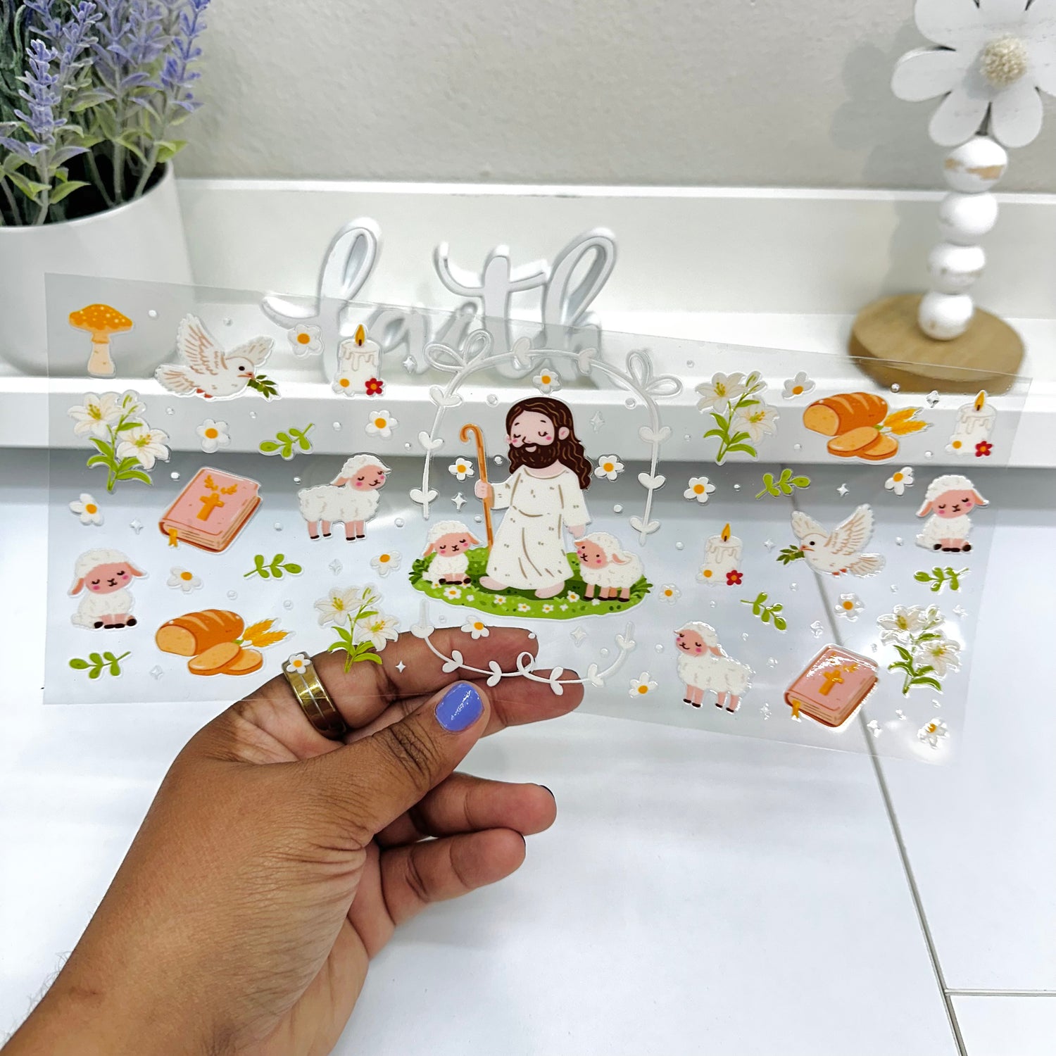 Jesus Cup Wraps | UV DTF