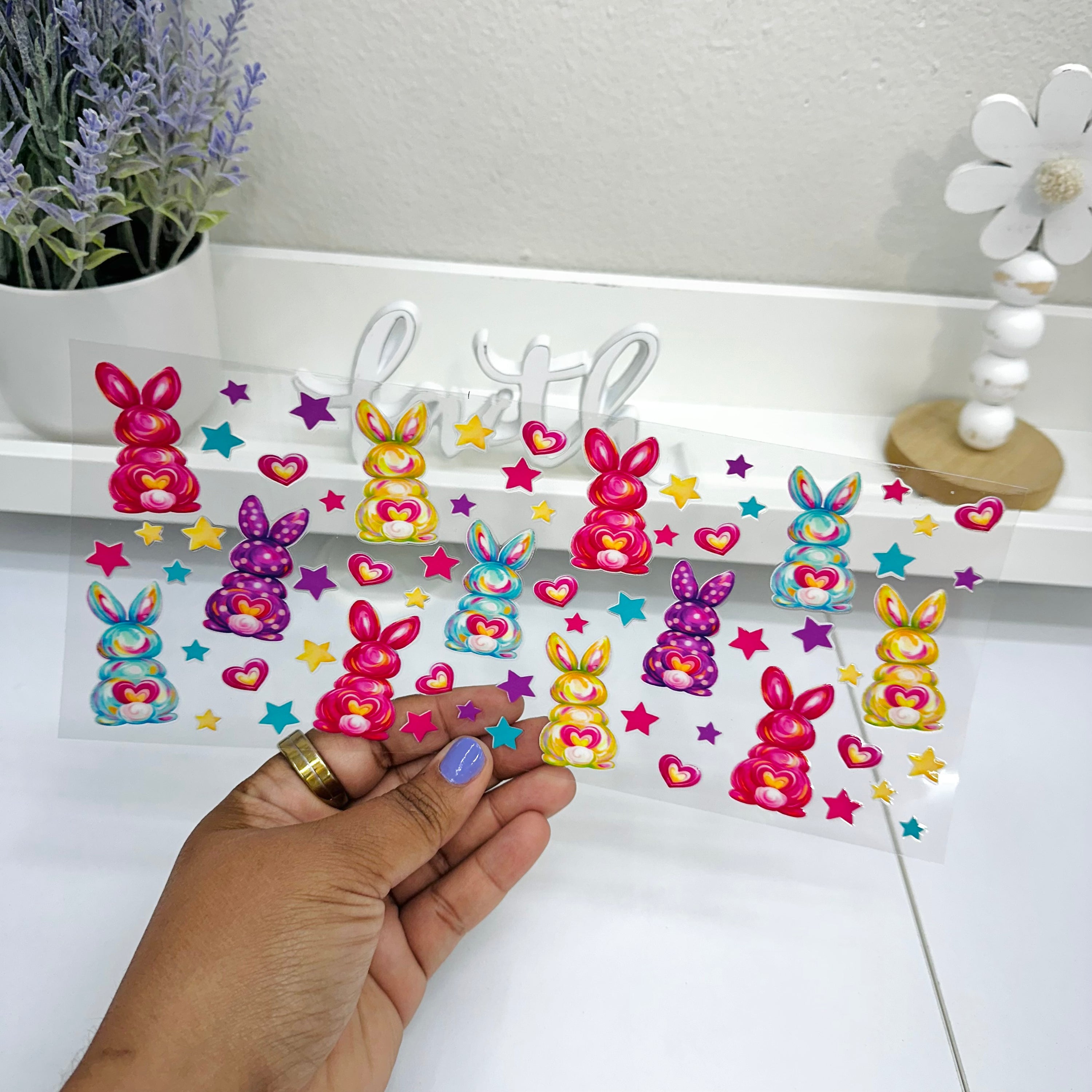Easter Bunny Coquette | UV DTF