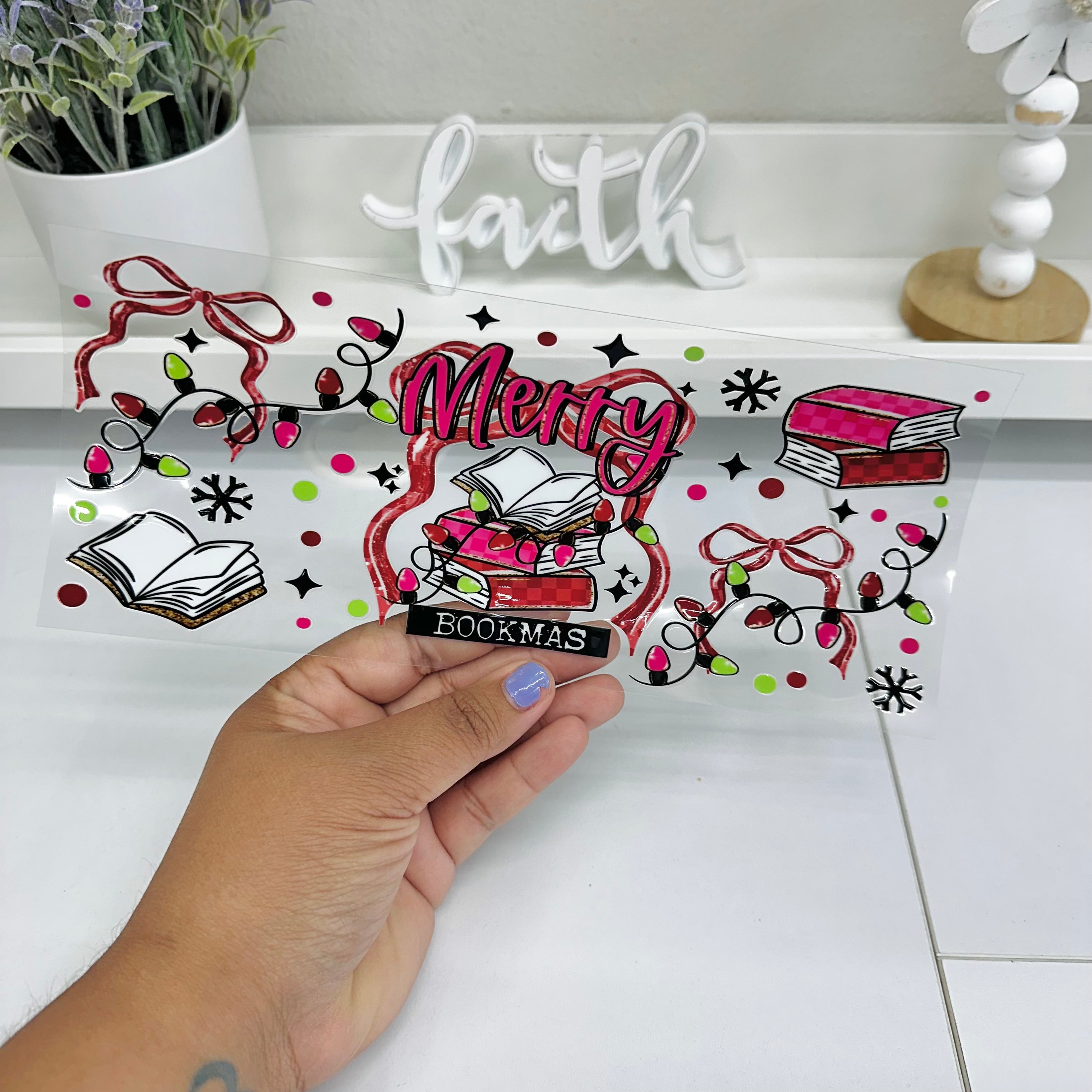 Merry Bookmas | UV DTF