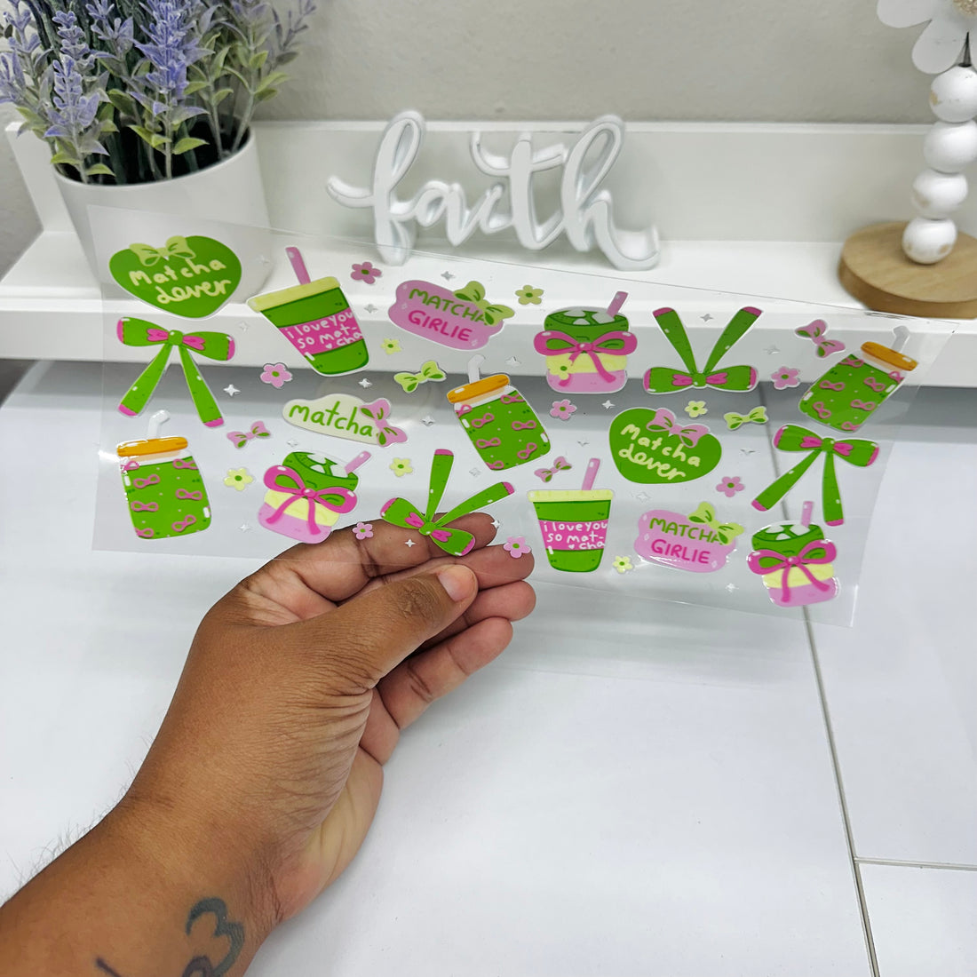 Matcha Girlie | UV DTF