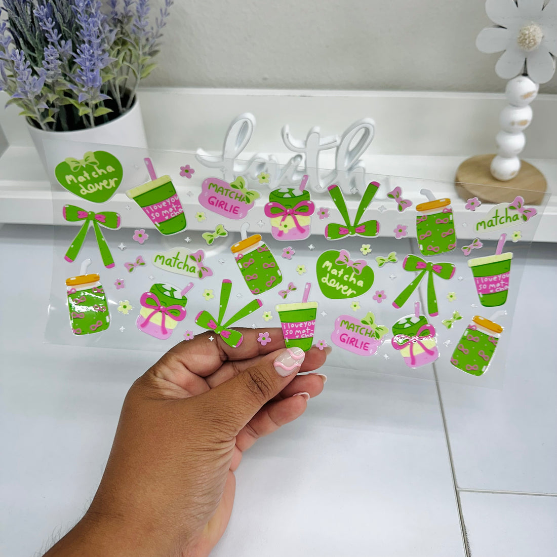 Matcha Girlie | UV DTF