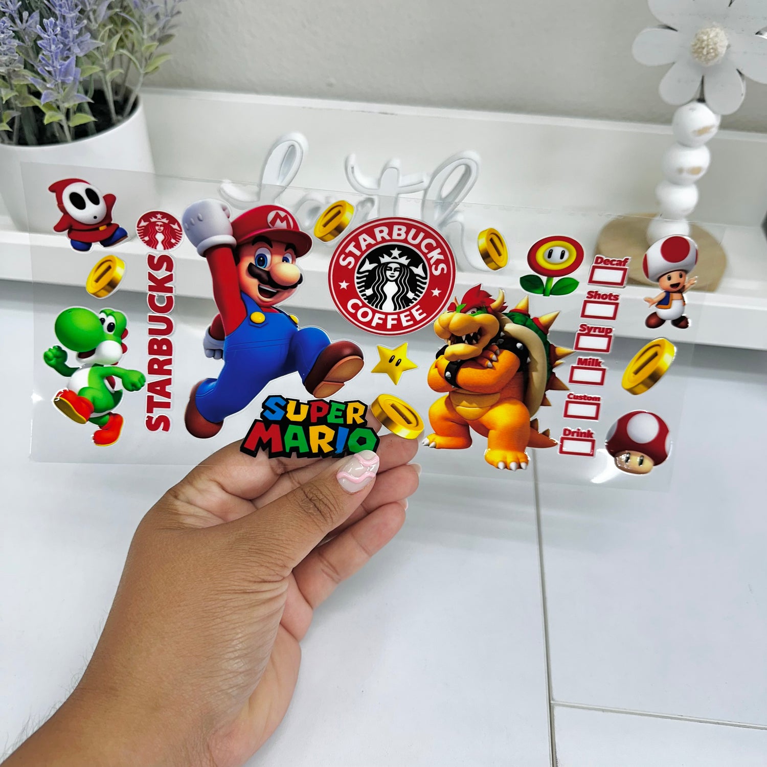 Coffee Mario | UV DTF