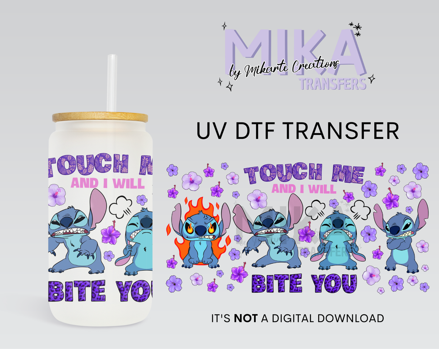 Touch Me | UV DTF Wrap