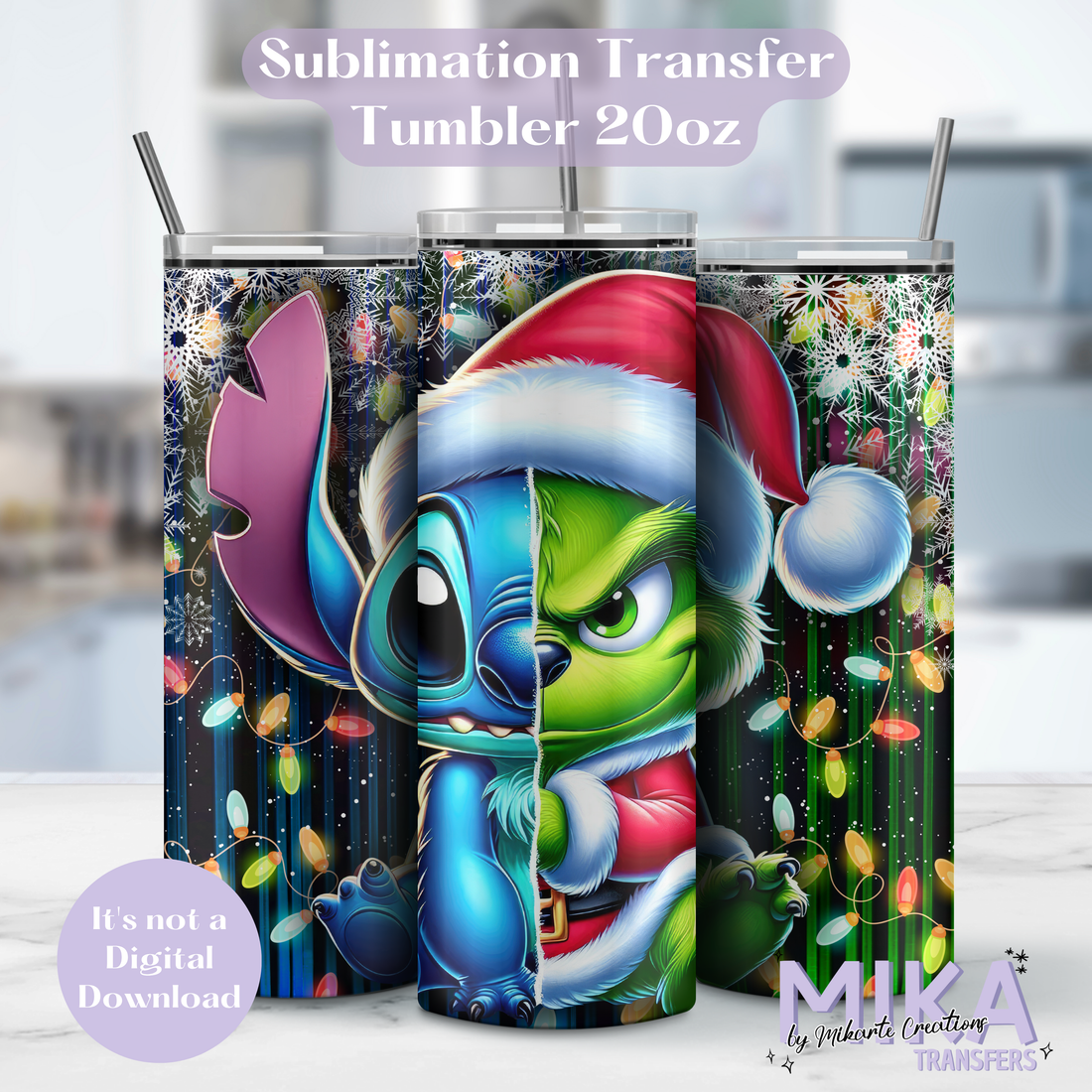 Mean Guy And Friends | Tumbler Sublimation Transfer