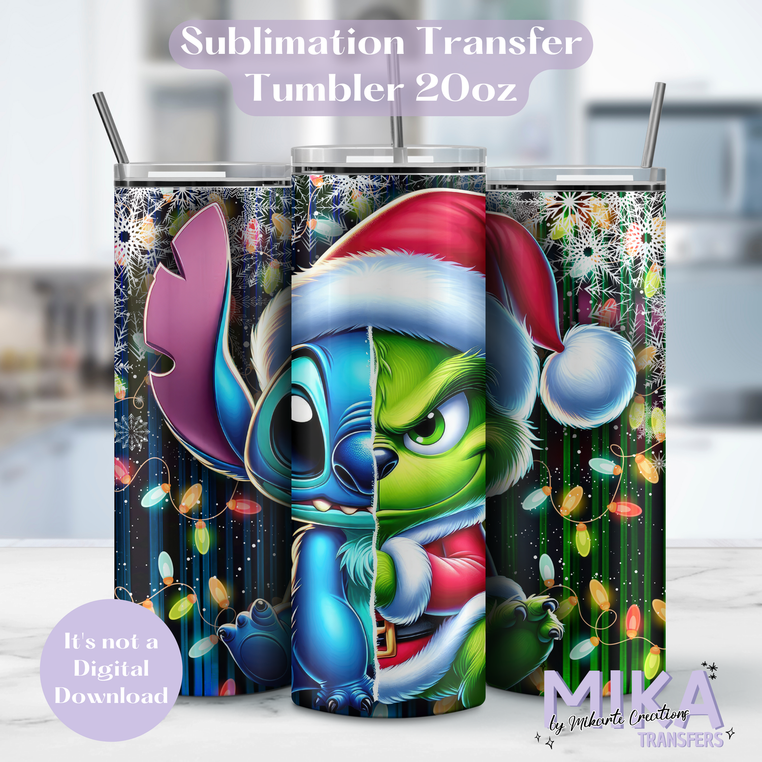 Mean Guy And Friends | Tumbler Sublimation Transfer