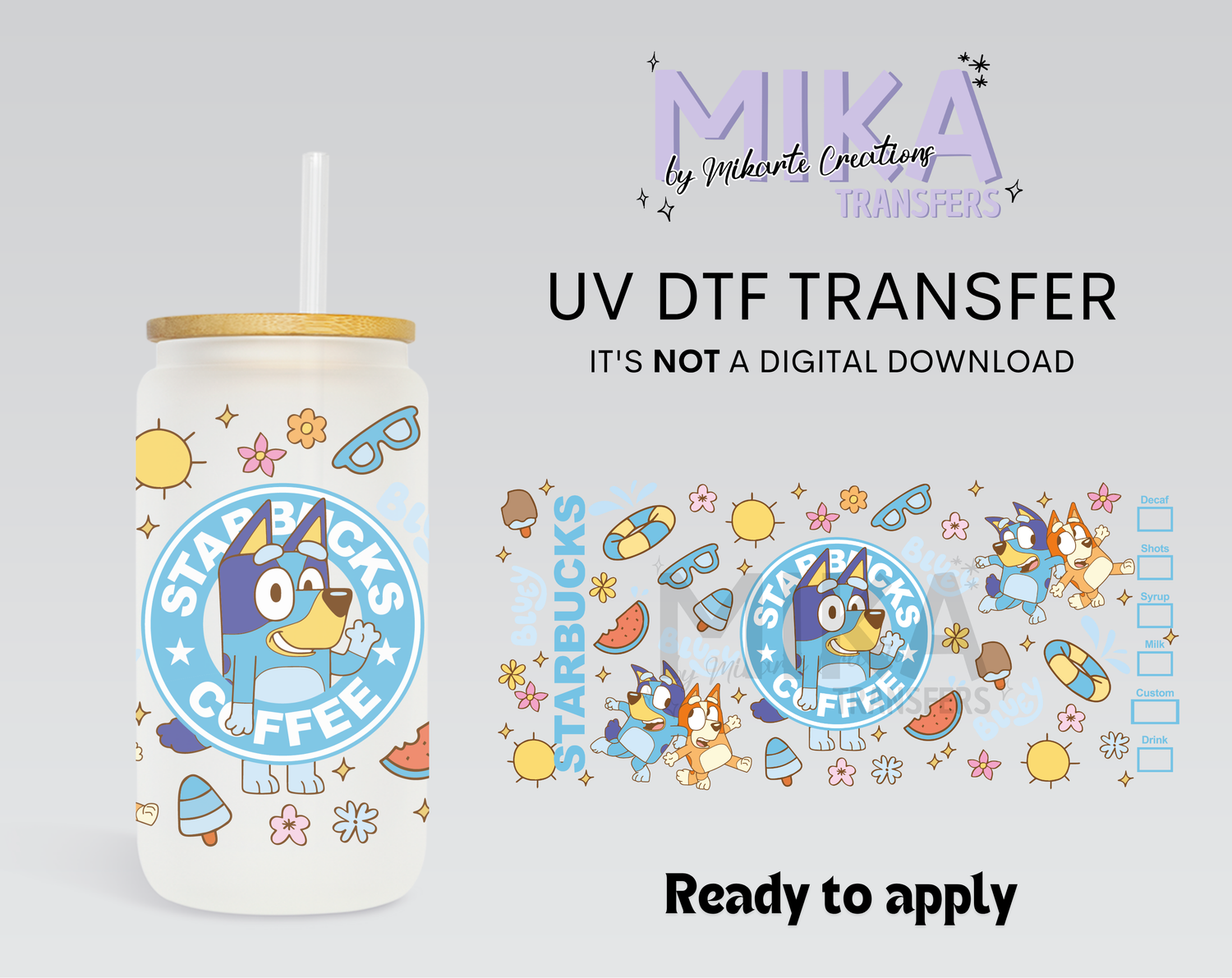 Blue | UV DTF