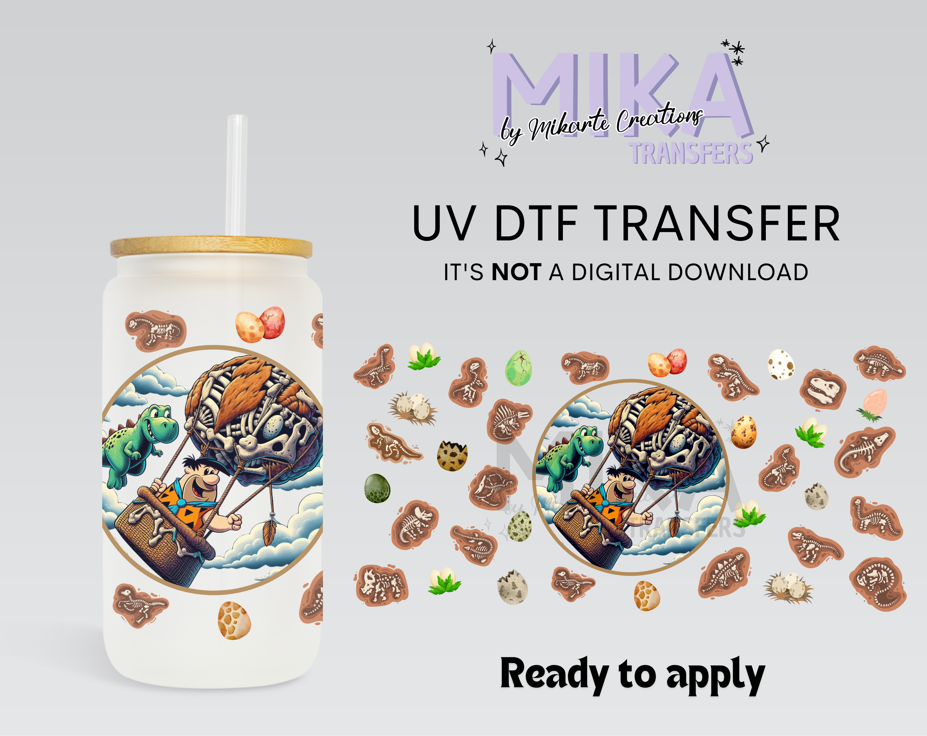 Pica Piedras en Globo | UV DTF
