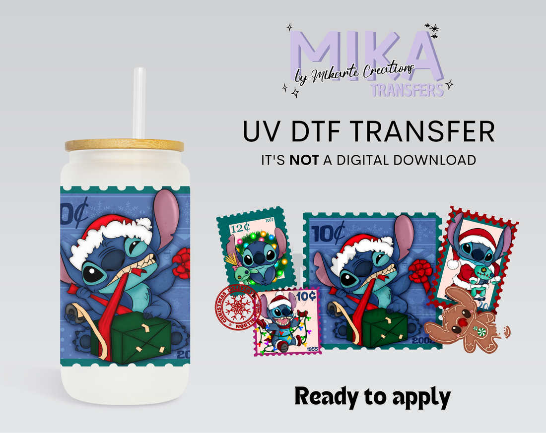 Alien Christmas Mail | UV DTF