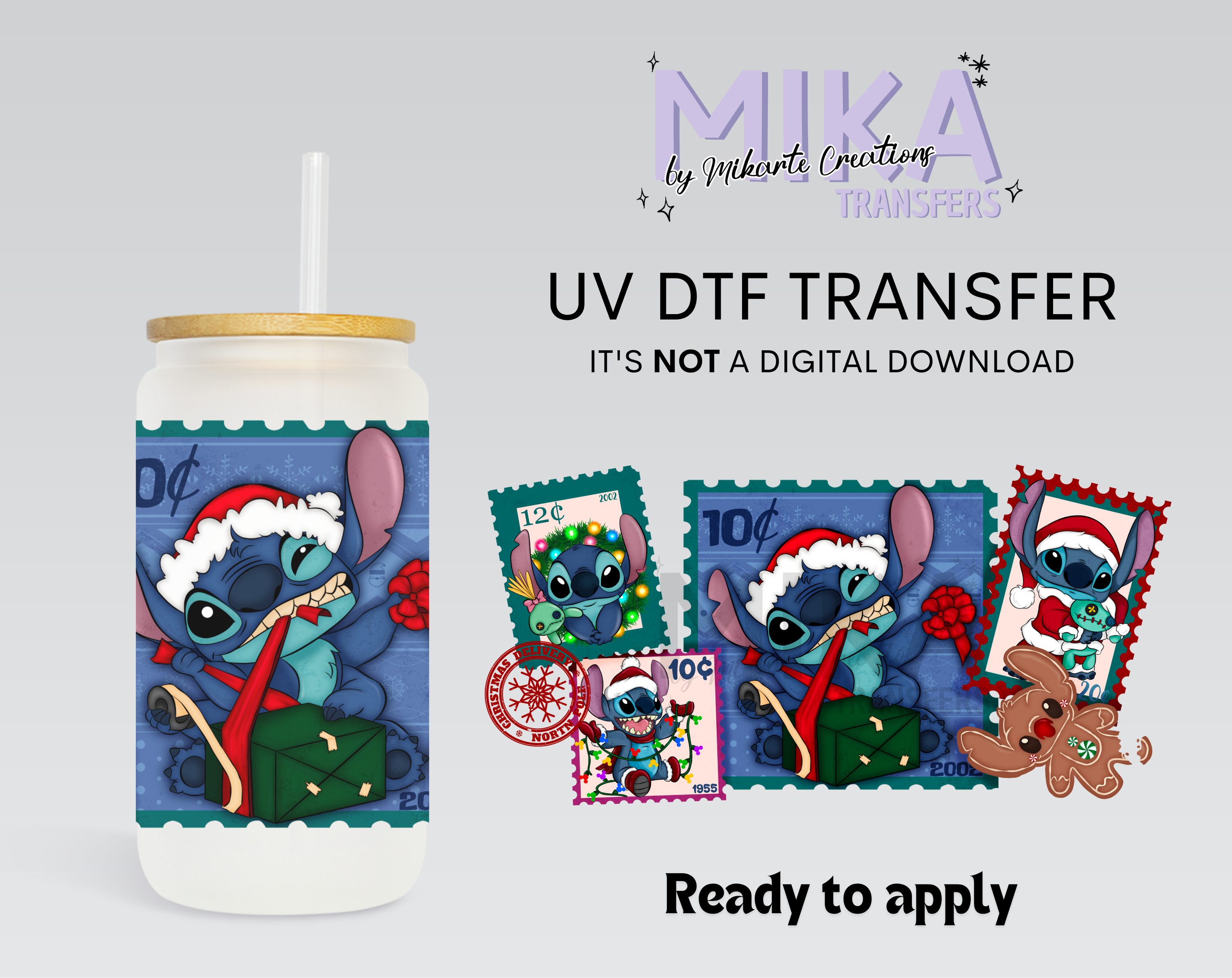Alien Christmas Mail | UV DTF