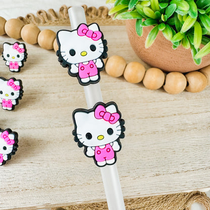 Cat Pink | Straw Charms