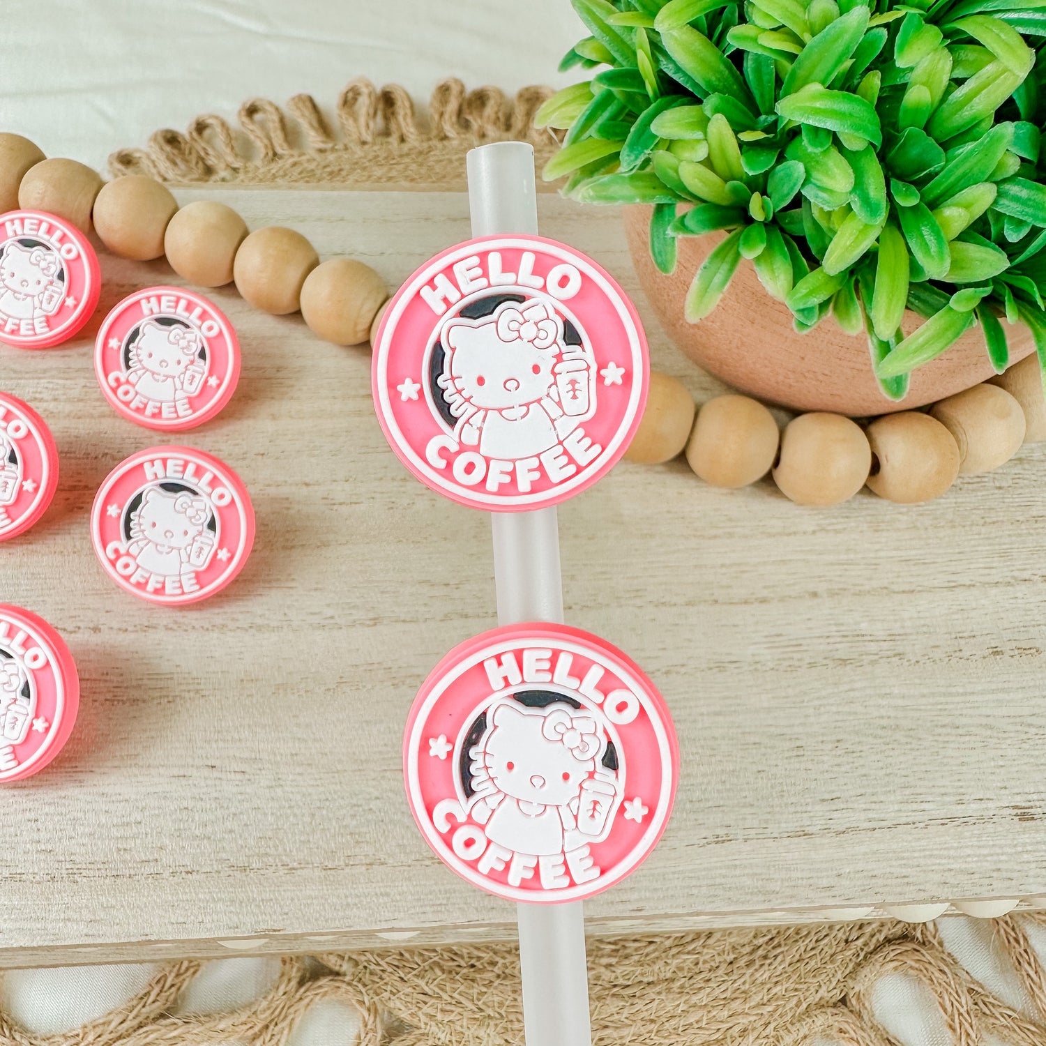 Hello Coffee | Straw Charms