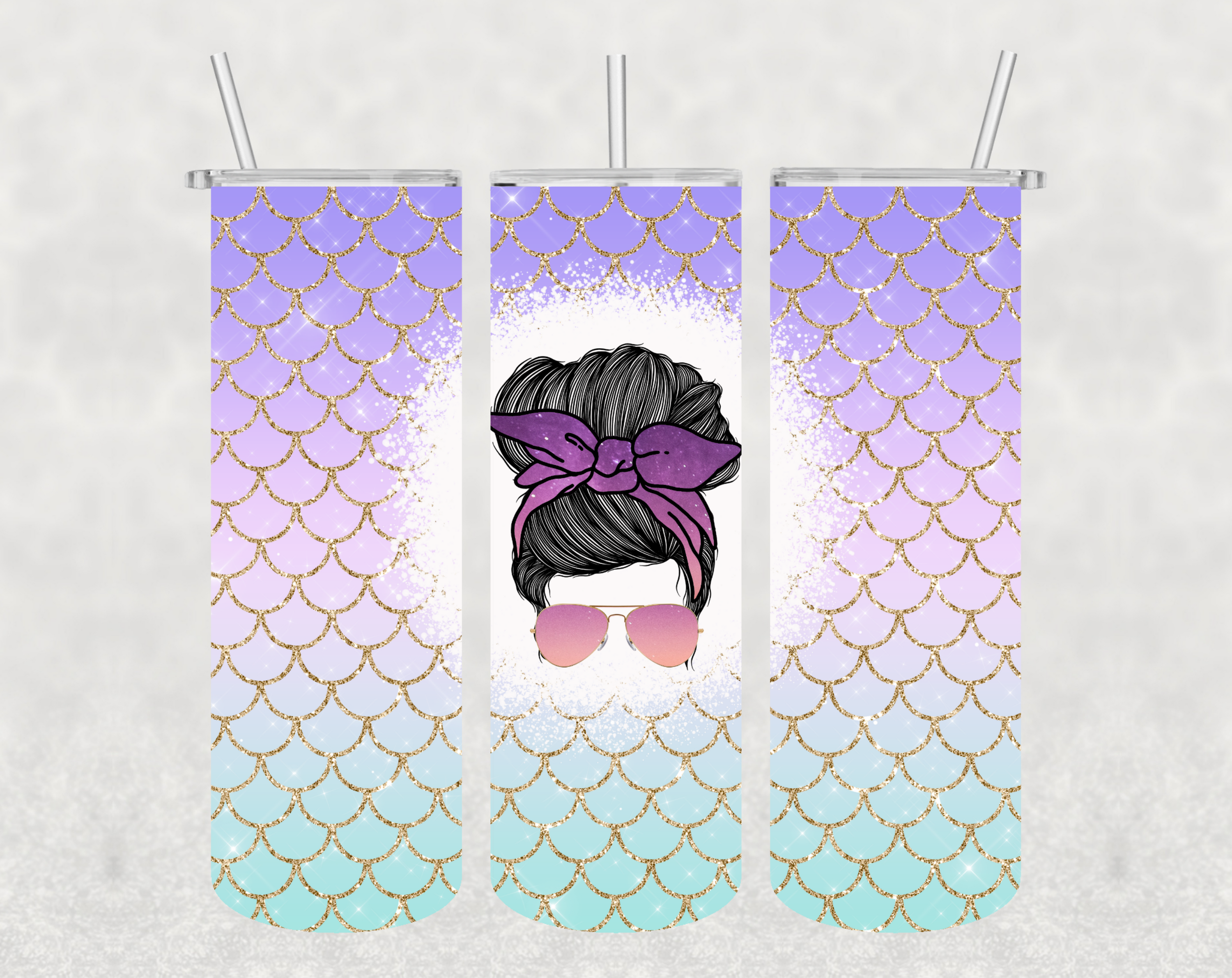 Chica Sirena | Tumbler PNG Digital Design