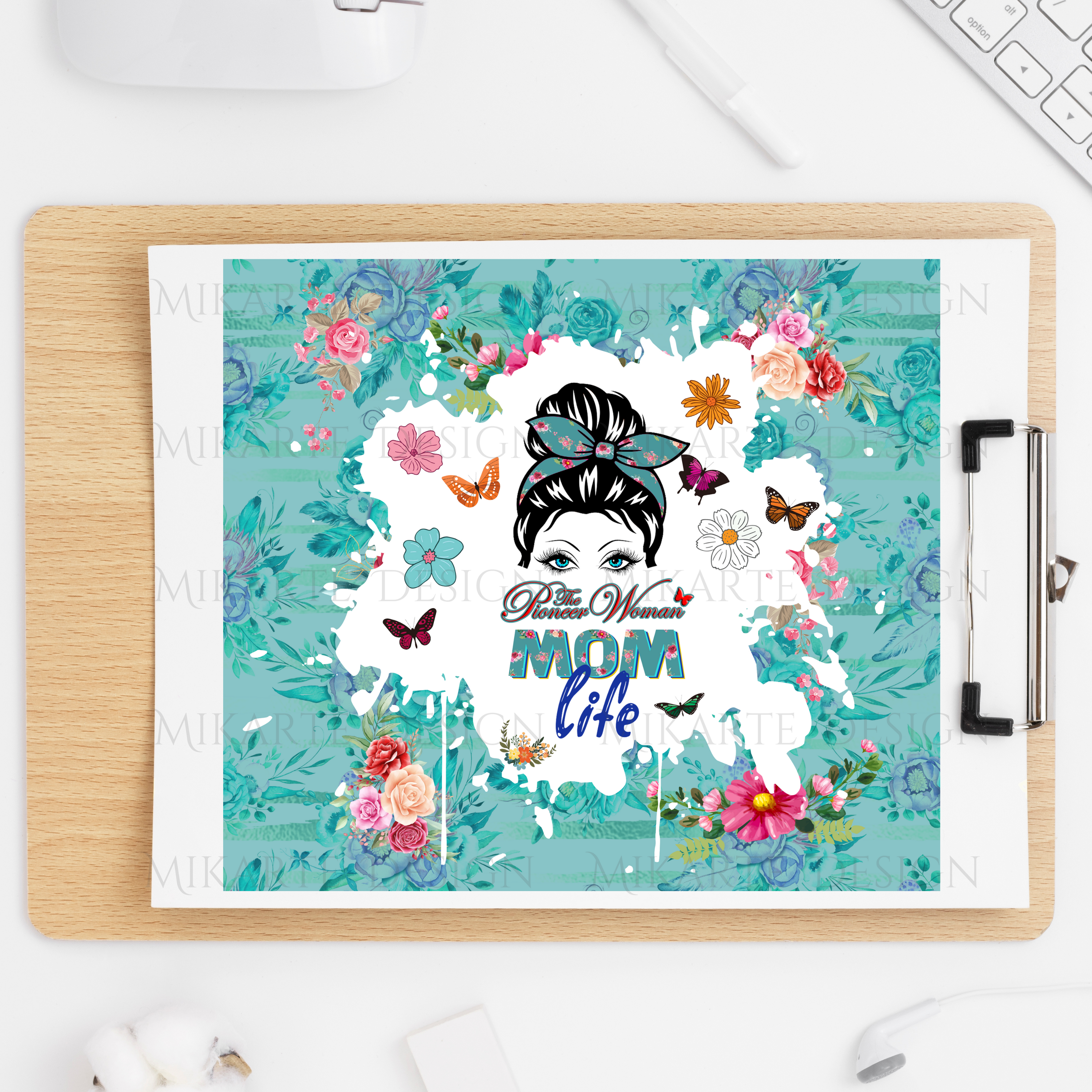 Mom Life - Tumbler Sublimation Transfer