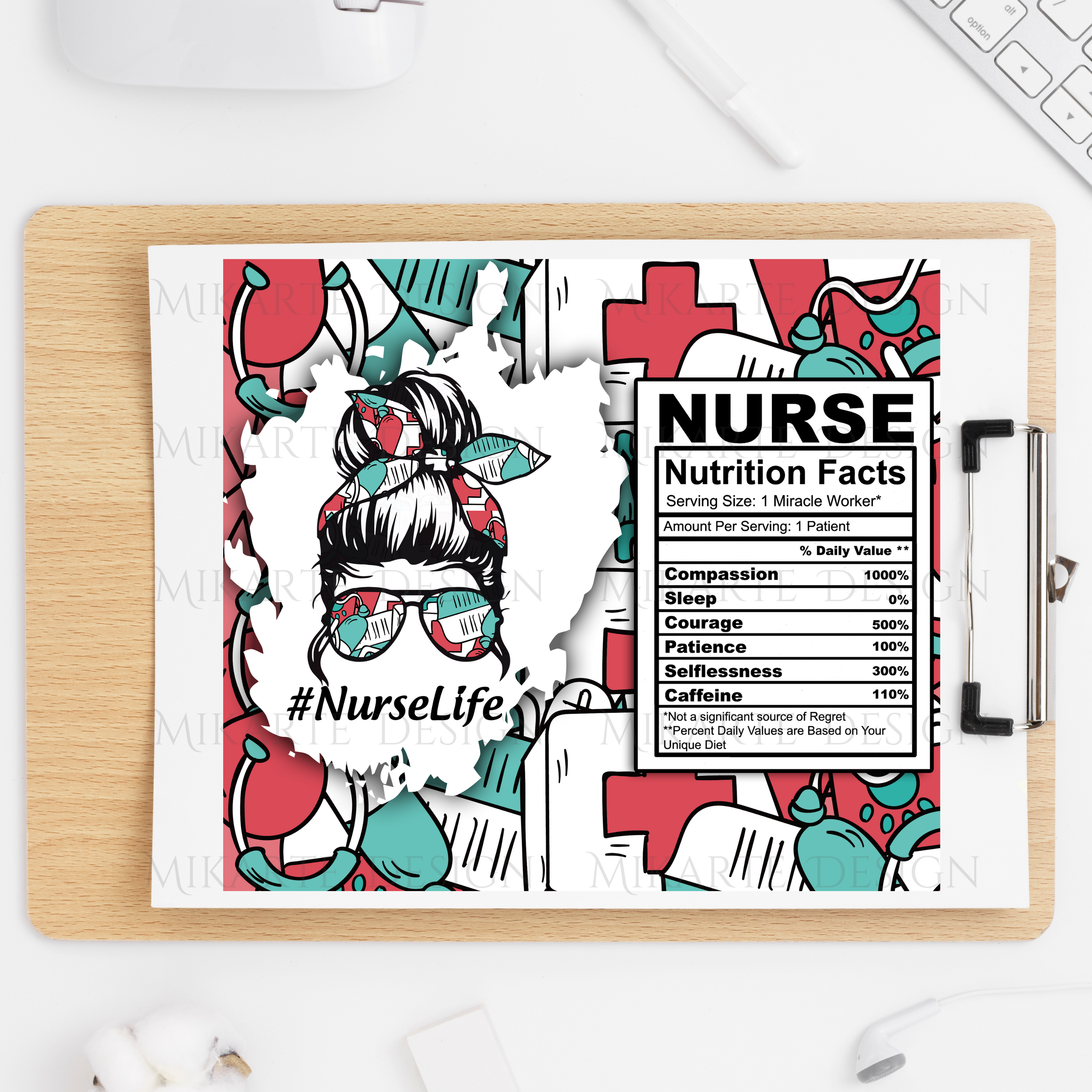 Nurse Life - Tumbler Sublimation Transfer